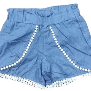 2026 New Arrival Girls Breathable Hot <b>Shorts</b> Cute Pattern Printed Mid Waist Casual Stylish Lace Decoration Summer Collection - Product Image 1