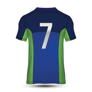 Uniforme de rugby 2025 sur mesure unisexe sublimé respirant 100% maillot de rugby en polyester avec équipe personnalisée - Product Image 4