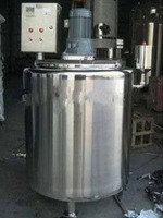 Cuve de mélange automatique en acier inoxydable pour liquides cosmétiques et produits chimiques, capacité 1000L, avec moteur et boîte de vitesses