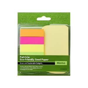 Patricia Eco-Friendly Seed Paper <b>Memo</b> <b>Pad</b> Set Green and Sustainable Gadgets - Product Image 3