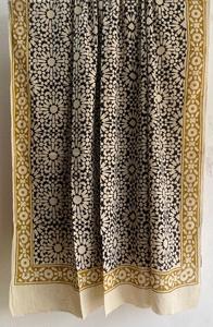 Écharpe en coton 100% imprimé bloc de main léger Jaipur écharpe artisanale traditionnelle Boho Chic écharpe en coton doux faite à la main - Product Image 4