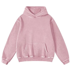 Sweat-shirt oversize pour femme en coton 100% Streetwear à logo frontal personnalisé, lavage à l'acide, tie-dye, respirant, coupe ample et lourde - Product Image 4