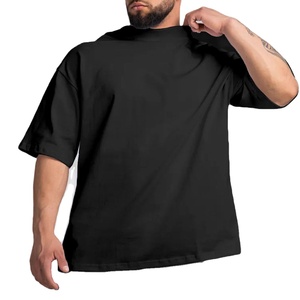 Camisetas de Moda al por Mayor, 260G, 100% Algodón, Personalizadas con Estampado, Hombros Caídos, Tallas Grandes, Lisas, para Hombre - Product Image 1