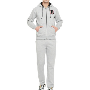 Conjunto Deportivo Personalizado de Alta Calidad con Logotipo, Pantalones Deportivos Anchos y Sudadera con Capucha para Hombre, Poliéster/Nailon, Secado Rápido y Transpirable - Product Image 1