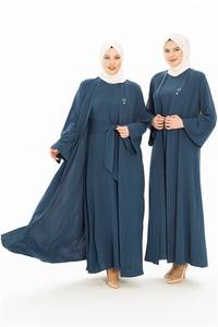 La mayoría de las tendencias de tela personalizada Abayas hermosos diseños nueva colección logotipo personalizado transpirable mujeres Abayas - Product Image 6
