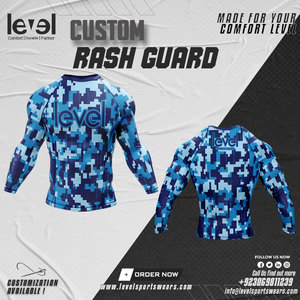 2025 New Design Men's MMA Rash Guard High Quality Eco-Friendly Spandex/Nylon Breathable Comfortable to Wear Fashion Trend - Product Image 4