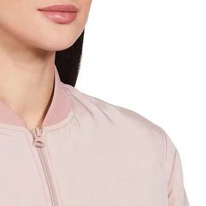 Veste zippée personnalisée pour femmes en coton respirant grande taille vêtements de sport imperméables en polaire d'extérieur fabrication de vêtements pour dames - Product Image 6