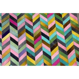 พรมหนังสีน้ำเงินแบบทอแบนสำหรับบ้านและสำนักงาน - Product Image 4