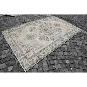 พรมขนสัตว์สีเบจแบบทำมือแนววินเทจผืนใหญ่ขนาด9x12ทรงสี่เหลี่ยมผืนผ้าลายนามธรรมสำหรับวัยรุ่นขนาด5,8X8,8ฟุต - Product Image 2