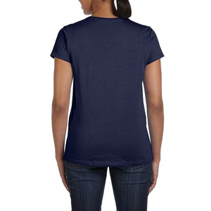 Camisetas de Verano para Mujer de Algodón de Alta Calidad, Corte Regular, Manga Corta, Cuello Redondo, Ecológicas, Transpirables, de Secado Rápido, con Logotipo - Product Image 5