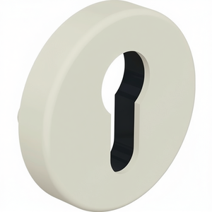 HEWI 306.23PB 99 Paire de rosettes de clé en plastique 99, épaisseur de l'écusson 10,5 mm, porte-clés de qualité BB Round - Product Image 3