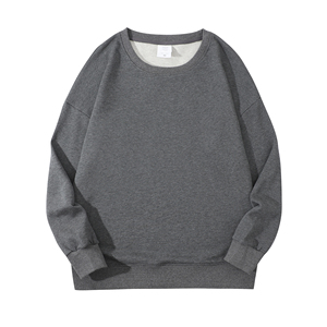 Sweat-shirt sur mesure en gros, lourd, surdimensionné, à épaules tombantes, en molleton doux, 100% coton, col rond, pour streetwear, décontracté, quotidien - Product Image 2