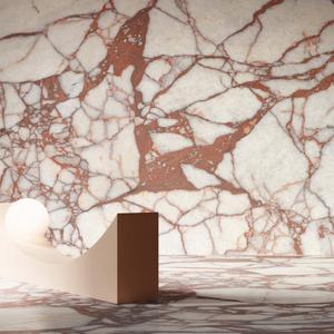 Carreaux de porcelaine effet marbre blanc Calacatta de luxe 120x280 cm, 6 mm, rectifiés, émaillés, pour sols et murs, pour projets hôteliers - Product Image 2