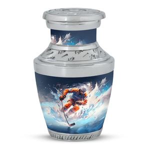 Urnas de hockey sobre hielo para cenizas humanas, cremación para cenizas de adultos, urnas conmemorativas personalizadas para funerales, deportes - Product Image 1