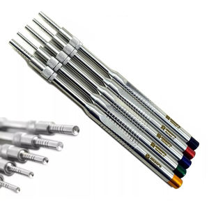 Ensemble de 5 ostéotomes de levage sinusale manuels de haute qualité, pointe droite concave, instruments de greffe d'implant, acier inoxydable, certifié CE - Product Image 1