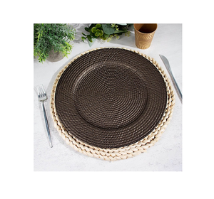 Mantel individual de ratán, placa de cargador, Mantel Individual de ratán natural para una experiencia gastronómica elegante, artesanías más vendidas - Product Image 4