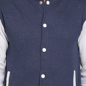 แจ็คเก็ตวาร์ซิตี้หนังปักลายเชนิลคุณภาพสูงปี 2026 สำหรับผู้ชาย คอตั้ง สไตล์เบสบอลแบบ Letterman - Product Image 6