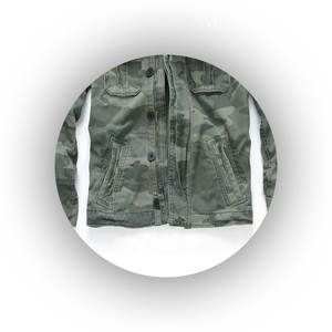 แจ็กเก็ตยีนส์สำหรับผู้ชายเสื้อแจ็กเก็ตยีนส์สำหรับผู้ชายไซส์ใหญ่พิเศษระบายอากาศได้ดี - Product Image 5