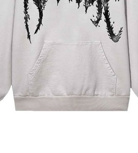 Sudadera con capucha de diamantes de imitación DTF DTG personalizada de alta calidad para hombres, ropa de calle de gran tamaño, fábrica de sudaderas - Product Image 5