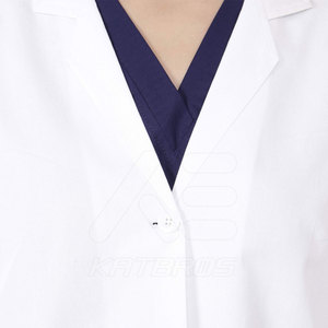 New Arrival Professional <b>Scrub</b> Lab Coat 100% Cotton Unisex High Quality Low Price - Product Image 6