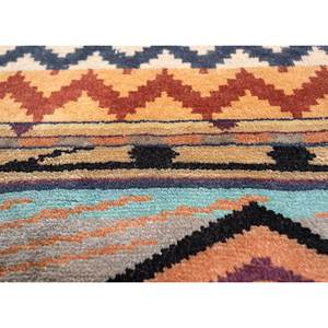 Alfombra de Seda Gris y Negra Anudada a Mano Manchaha Luv-544, Diseño Geométrico Rectangular para Sala de Estar, Alfombra de Estilo Puzzle para el Hogar y el Automóvil - Product Image 3