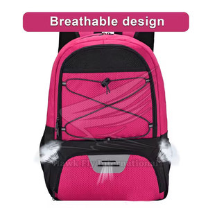 กระเป๋าเป้สะพายหลังสำหรับเล่นกีฬาแบบลำลองสำหรับเดินทางน้ำหนักเบามีโลโก้ออกแบบได้ตามต้องการ - Product Image 4