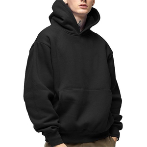 Custom Drop Shoulder Men's Winter Heavyweight Pullover Oversized <b>100</b>% Cotton Fleece Embroidered Blank Hoodies - Product Image 1