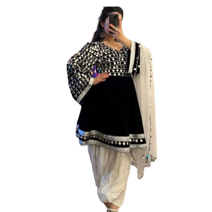 Direct Factory Supply Wholesale Price High Quality Embroidered Lace Breathable Traditional Tribal Kuchi Vintage Women's Party - Product Image 1