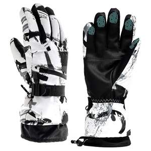 Fournisseur direct d'usine, gants de ski de qualité professionnelle, matériaux et couleurs demandés par les clients, gants de ski en cuir de haute qualité - Product Image 1