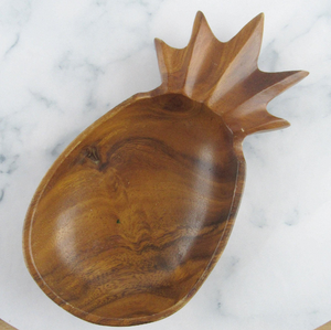Bol de service en bois Forme d'ananas Design unique Bol en bois au design moderne au meilleur prix - Product Image 3
