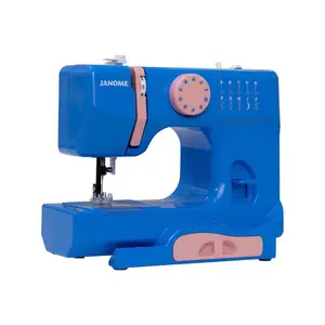 Janome 001BUBBLE Sewing Machine, Blue and Pink