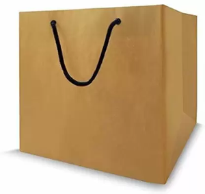 ง่ายและทนทานถุงกระดาษคราฟท์มือใช้เป็นถุงช้อปปิ้งผู้ให้บริการและสำหรับบรรจุภัณฑ์ของสินค้าอุปโภคบริโภค - Product Image 4