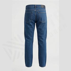 Jeans pour homme de haute qualité, coupe slim, style droit, couleur personnalisée, denim délavé, pantalon décontracté, séchage rapide, premium, pour l'hiver et l'automne - Product Image 2