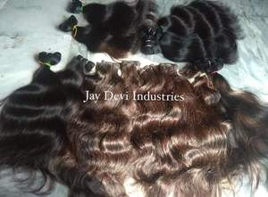 Extensión de cabello humano sin procesar 100% pelo alineado con cutícula India cruda - Product Image 3