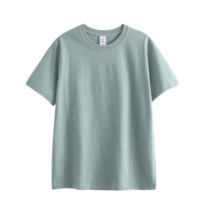 Venta al por mayor personalizado su logotipo de marca 100% algodón camiseta en blanco hombres camiseta lisa Casual hombres camisetas - Product Image 5