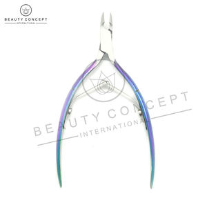 Pinzas multifuncionales para cutículas, pinzas para uñas OEM de tarifa al por mayor, pinzas coloridas ecológicas internacionales por concepto de belleza - Product Image 2