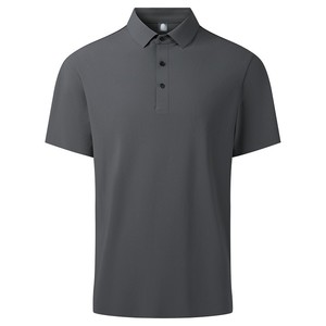 For Shirt Custom Logo Embroidery Printed Quick Dry Golf Uniform Casual Short Sleeve <b>Canvas</b> <b>Plain</b> Promotional for Shirts Men - Product Image 1