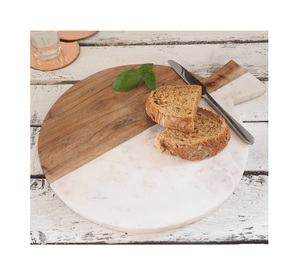 Tablas de cortar de madera para cocina con ranura profunda para jugo Bloque de carnicero de Acacia orgánico para carne y verduras - Product Image 2