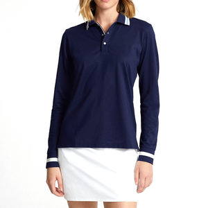 Proveedor directo de fábrica de camisas de polo de golf ligeras y cómodas de moda uniformes de algodón de precio barato - Product Image 1
