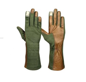 Guantes de cuero de seguridad anticorte resistentes al fuego con pantalla táctil Nomex Pilot Flyer de Pakistán - Product Image 3