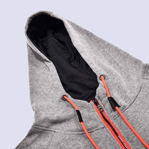Fashion Fleece Gym <b>Hoodie</b> for <b>Men</b> Sportswear Spring and Autumn <b>Running</b> <b>Hoodie</b> <b>Men</b> Zipper Casual Sports Slim Sweater Coat - Product Image 5