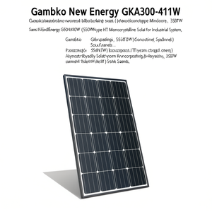 Panneau solaire monocristallin HJT de type N Gamko New Energy GKA300-410W 550W pour système industriel, fabriqué aux États-Unis - Product Image 3