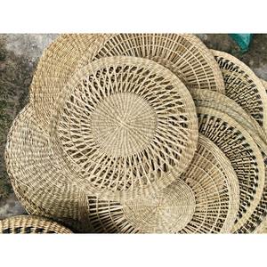 Mantel Individual redondo de algas marinas tejido a mano de estilo bohemio más vendido para accesorios de cocina posavasos de algas marinas cargador placa Mat Vietnam - Product Image 4