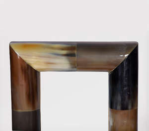 Luxury Natural Horn Inlay <b>Photo</b> <b>Frame</b> Genuine Multi Tone Rectangular Patchwork Design Desktop Display Elegant Organic Home - Product Image 5