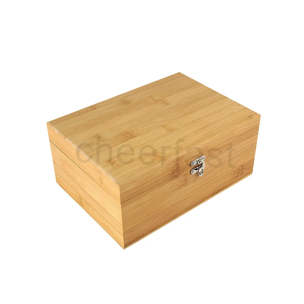 Expertly Handcrafted Wooden Box With A 90 Degree Hinged Lid For A Hands Free Experience Customized Wood Gift Box Packaging