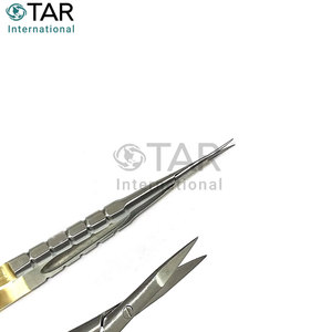 กรรไกรตัดตรง6นิ้ว TC castroviejo ทำจากสเตนเลสสตีลเครื่องมือทางการแพทย์สำหรับตัดทางการแพทย์ทันตกรรมทางการแพทย์ - Product Image 5