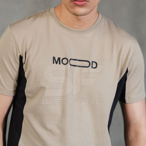 Camiseta de algodón 100% para hombre, camiseta informal Lisa básica de cuello redondo transpirable, camiseta de diseño personalizado para hombre - Product Image 4