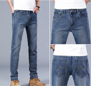 Cái Nhìn Nổi Tiếng Người Đàn Ông Denim Quần Vật Liệu Bền Với Tùy Chỉnh Màu Sắc Khác Nhau Trong Chất Lượng Hàng Đầu OEM Người Đàn Ông Denim Quần Với Giá Rẻ Giá - Product Image 2