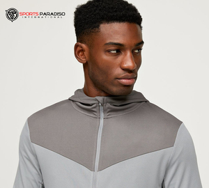 Veste de pluie pour hommes de qualité supérieure nouveau classique coupe-vent survêtement respirant en plein air décontracté à capuche coupe-vent imperméable personnalisé - Product Image 2