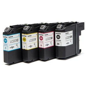 Ensemble de cartouches d'encre Brother LC223BK LC223C LC223M LC223Y Multipack pour utilisation avec imprimante - Product Image 1
